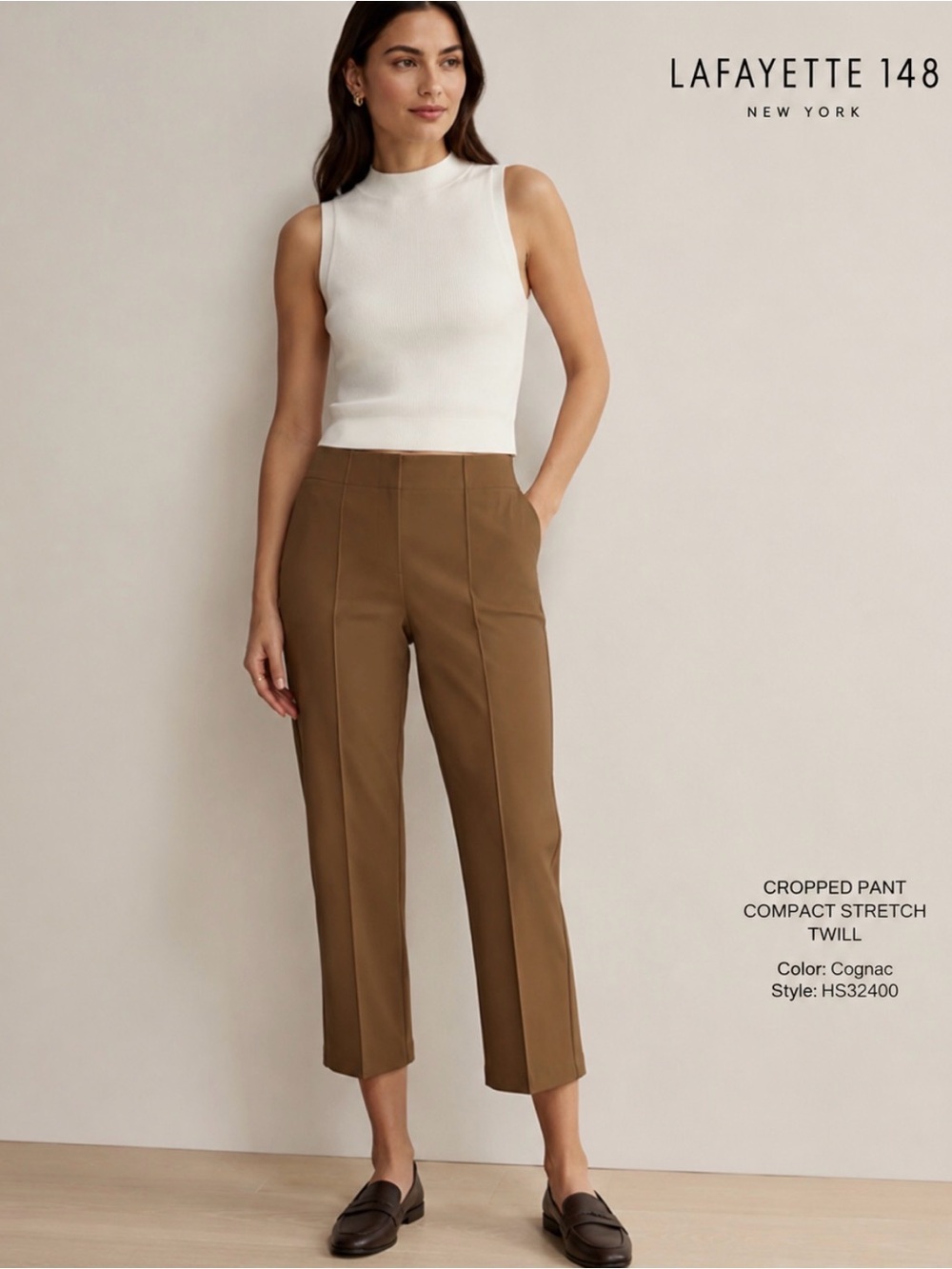 Lafayette 148 New York Cropped Capri Pants